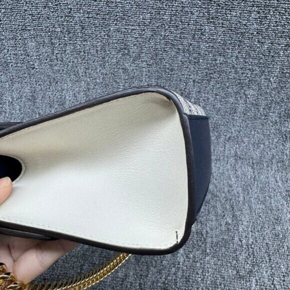 GUCCI Padlock Canvas Shoulder Bag 429-102125 - Picture 7 of 16